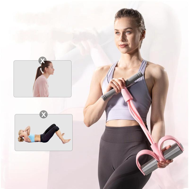 Multifunction Pedal Resistance Band - Elastic Pull Rope Fitness, Full-Body Workout